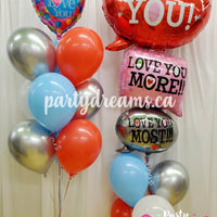 We Love you! ~ Balloon Bouquet Set #175