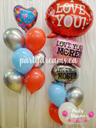 We Love you! ~ Balloon Bouquet Set #175