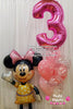 Minnie Mouse Airwalker Birthday Balloon Bouquet Set #258