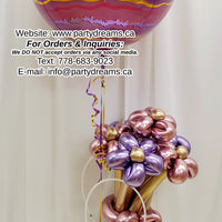 Mother's Day Balloon Flower Bundle Set - J