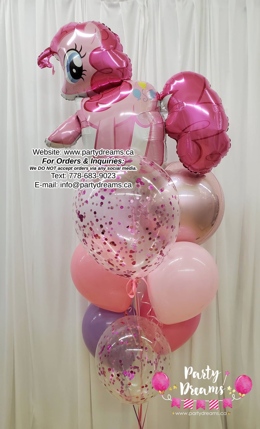 Pinkie Pie ~ Birthday Balloon Bouquet #223