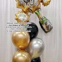 New Year Celebration Balloon Bouquet #317