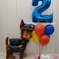 Paw Patrol Airwalker Birthday Balloon Bouquet Set #32