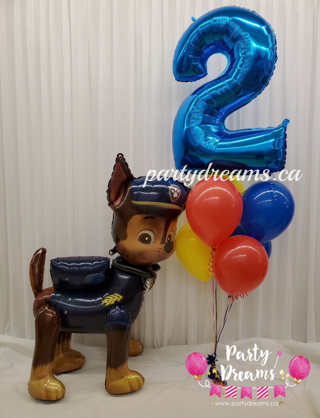 Paw Patrol Airwalker Birthday Balloon Bouquet Set #32