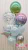 Wondrous Wishes ~ Bespoke Ombre Orbz Birthday Balloon Bouquet Set #124