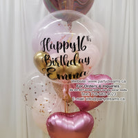 Pastel Marble Party! ~ Bespoke Bubble Balloon Bouquet #252