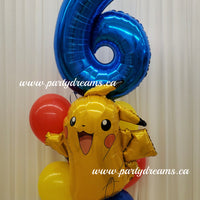 Pokemon Birthday Balloon Bouquet #C40