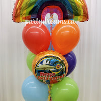Now the fun begins! ~ Happy Retirement Balloon Bouquet #177