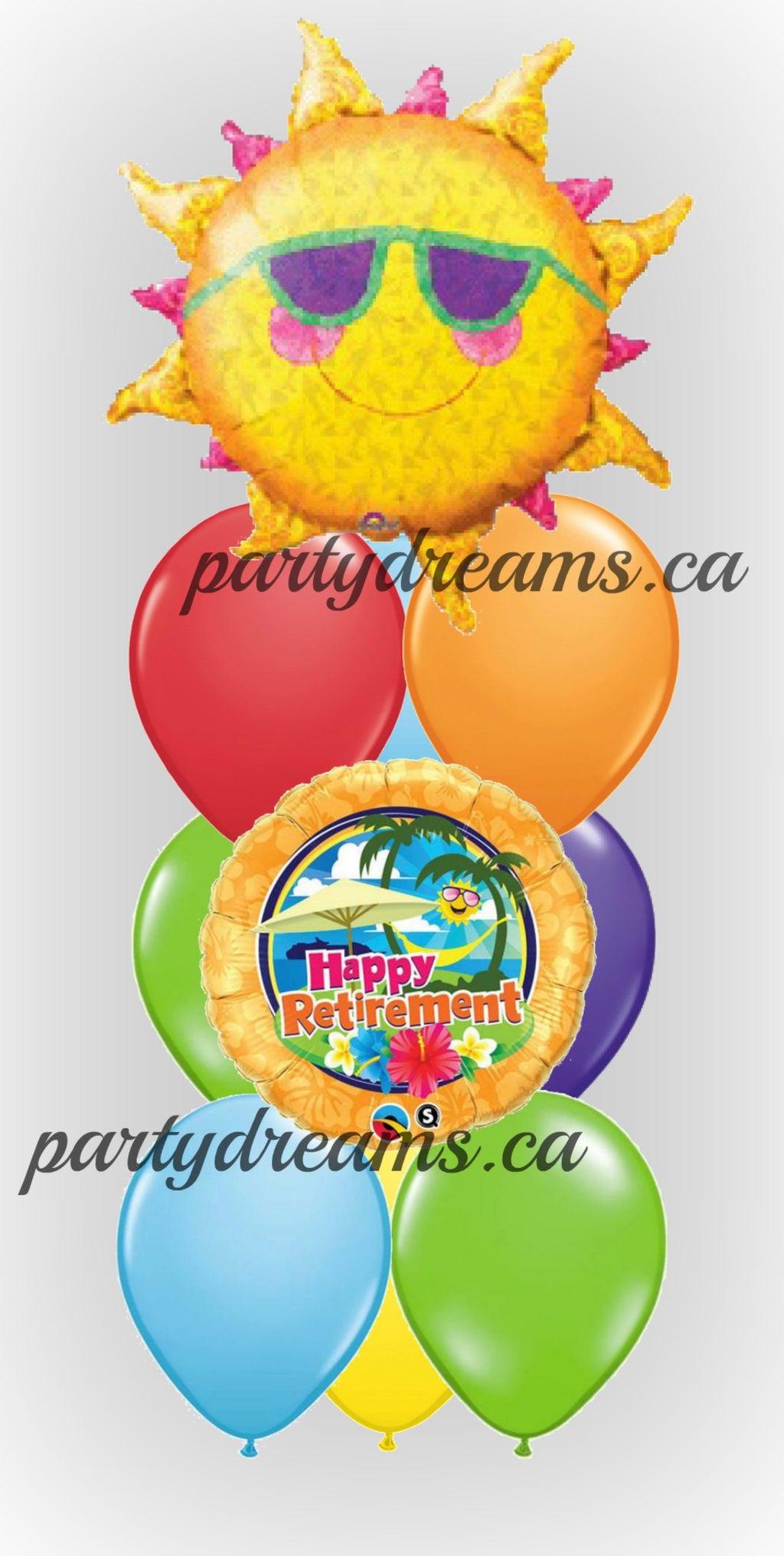 Retirement Balloon Bouquet #RB04