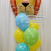 Safari Lion Party! ~ Birthday Balloon Bouquet #292