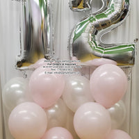 Jumbo Number Birthday Balloon Bouquet Set #303