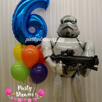 Star Wars Airwalker Birthday Balloon Bouquet Set #33