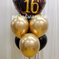 Sweet 16 Celebration ~ Birthday Balloon Bouquet #162