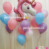 Unicorn Birthday Balloon Bouquet Set #69