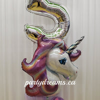 Unicorn Birthday Balloon Bouquet #30