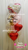 My Perfect Love ~ Valentine's Day Bespoke Bubble Balloon Bouquet #170