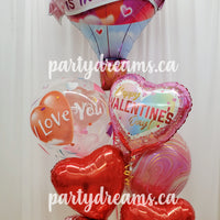 Love is in the air! ~ Valentine's Day Balloon Bouquet #VT67