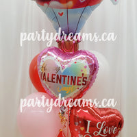 Love is in the air! ~ Valentine's Day Balloon Bouquet #VT68