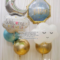 Welcome Baby To The World ~ Welcome Baby Balloon Bouquet #226