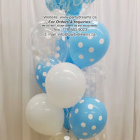 Baby Boy Bubble Balloon Bouquet #BB23