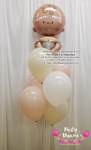 Little Love ~ Welcome Baby Balloon Bouquet #256