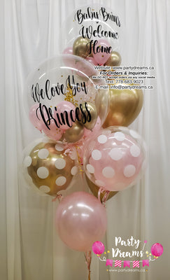 Baby Love ~ Bespoke Bubble Balloon Bouquet #247