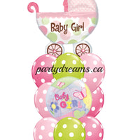 Baby Girl Balloon Bouquet #BB20