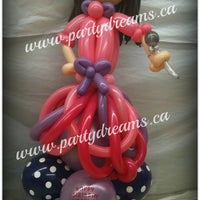 Balloon Sculpture - Birthday Singing Girl (Medium) #BP27