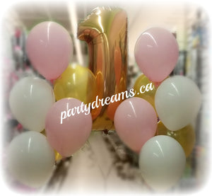 First Birthday Balloon Bouquet Set #FB10