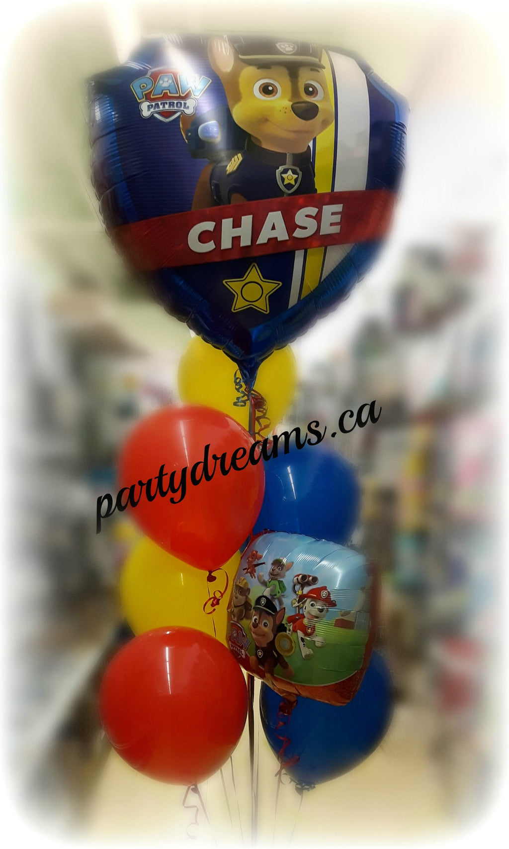 Paw Patrol Birthday Balloon Bouquet #KB11