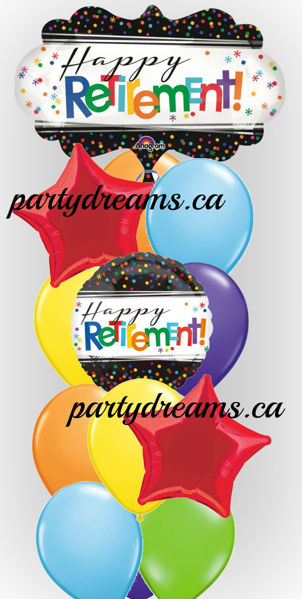 Retirement Balloon Bouquet #RB05