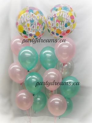 Welcome Baby Balloon Bouquet Set #BB3